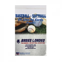 Glover's Baseball/Softball 24-Line Up Card (B&S-20) Equipment